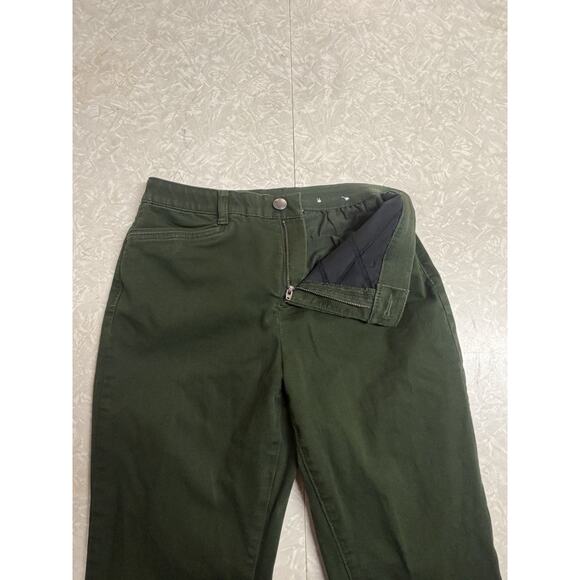 Christopher And Banks Pants Women’s Size 6 Short Signature Slimming Olive Green - Picture 5 of 13